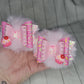 Pink Cupcake Pom Piggies