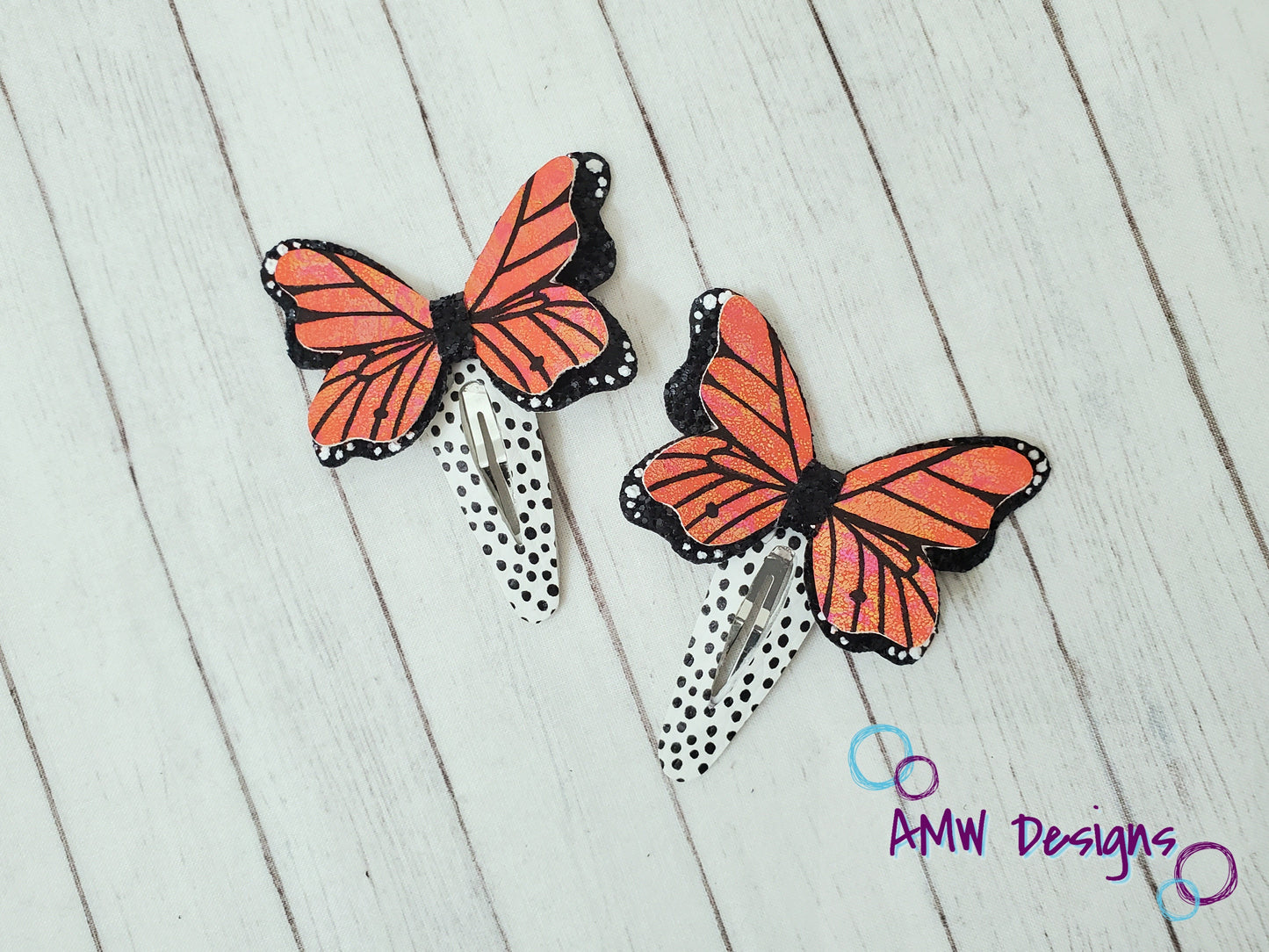Monarch Butterfly Snap Clip