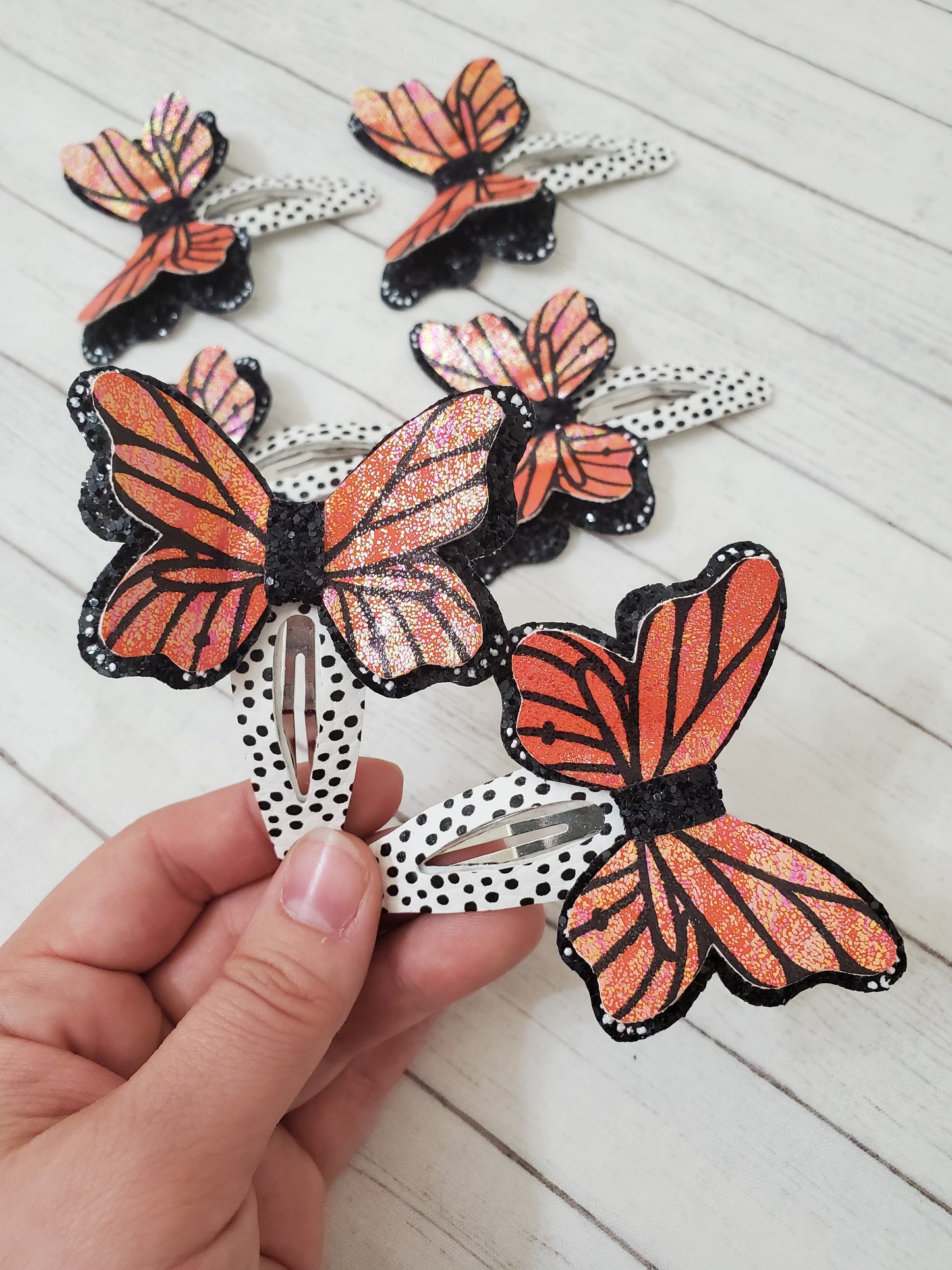 Monarch Butterfly Snap Clip