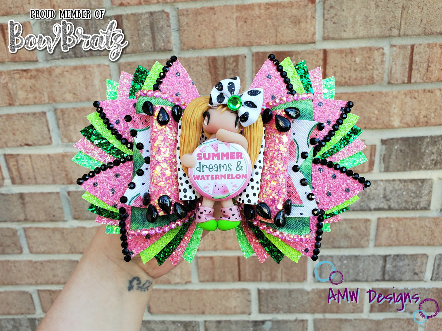 Watermelon Cutie Bow