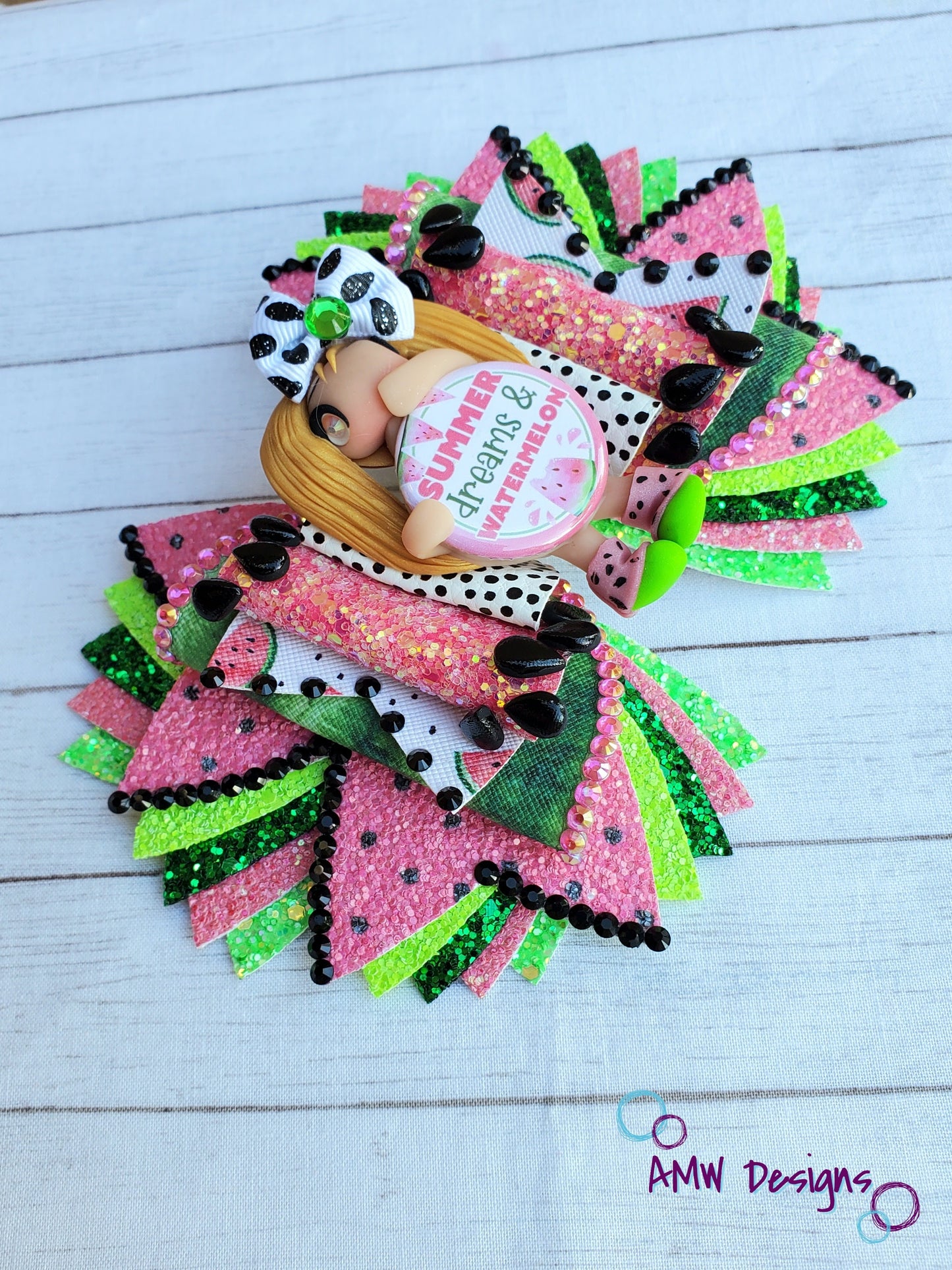 Watermelon Cutie Bow