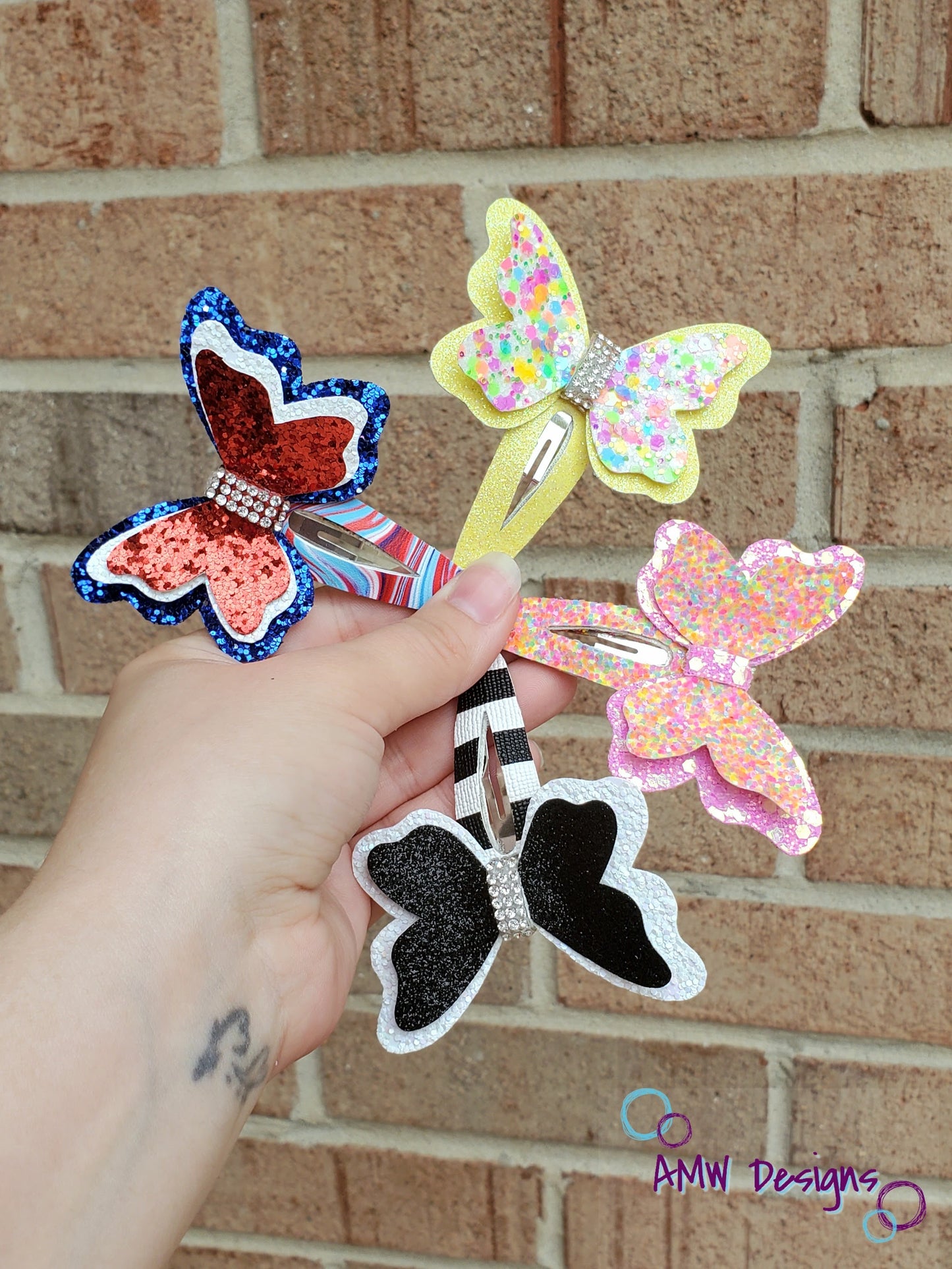 Butterfly Snap Clips