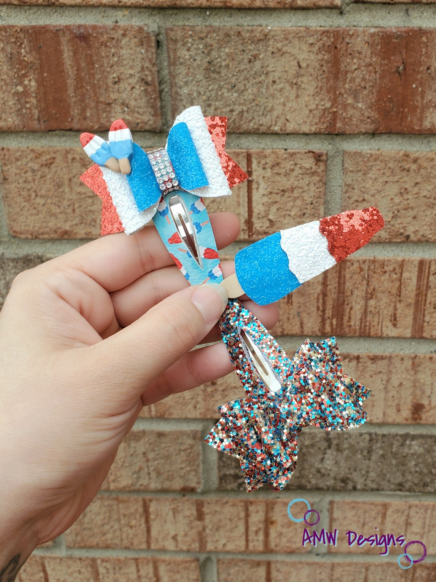 Rocket Pop/ Bomb Pop Snap Clips