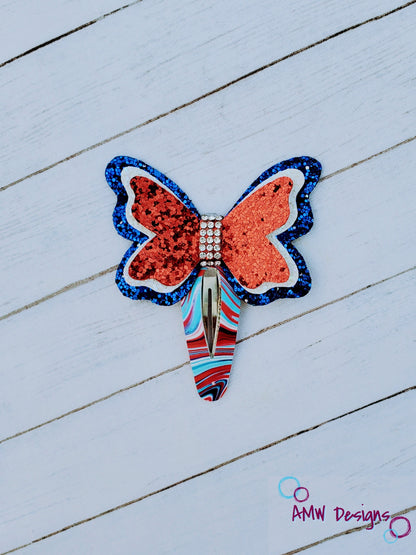 Butterfly Snap Clips