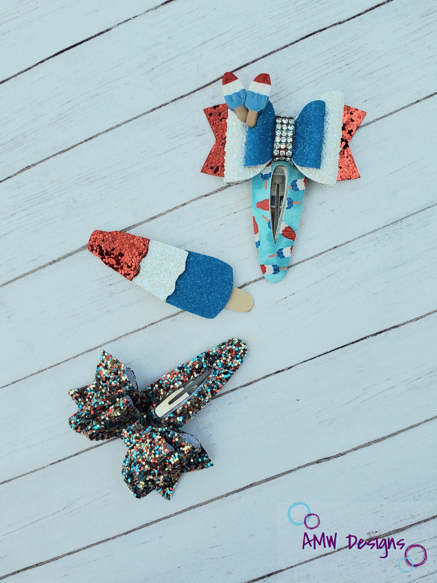 Rocket Pop/ Bomb Pop Snap Clips