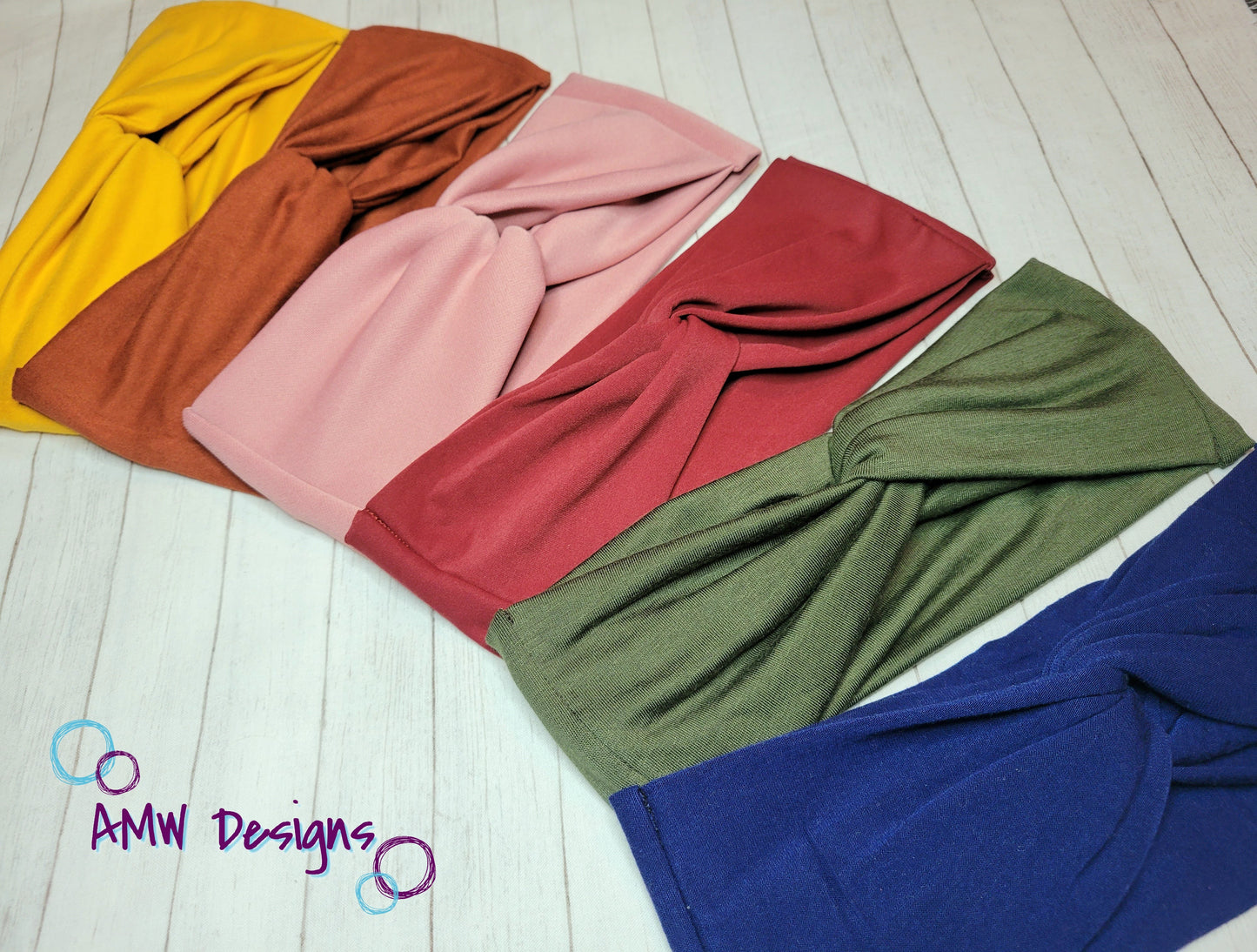 Knit Twisted Headband- Fall '22