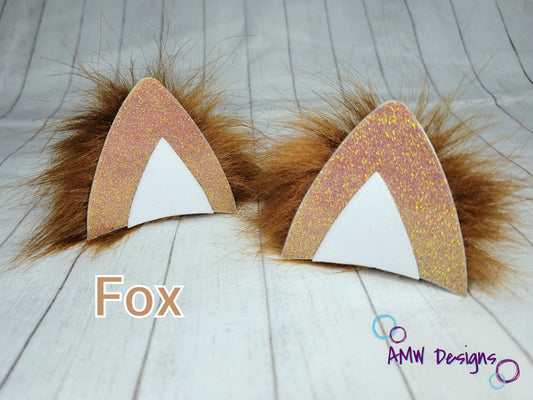 Fox Ear Pom Piggies