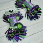 "My Dad is Strong, like the Hulk!" XL Pigtail Bows
