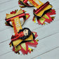 "My Dad is Smart, like IronMan!" XL Pigtail Bows