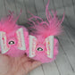 Snowball Snack Cake Pom Piggies